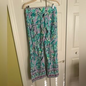 Lilly Pulitzer Light Lilac Verbena Palazzo Pants